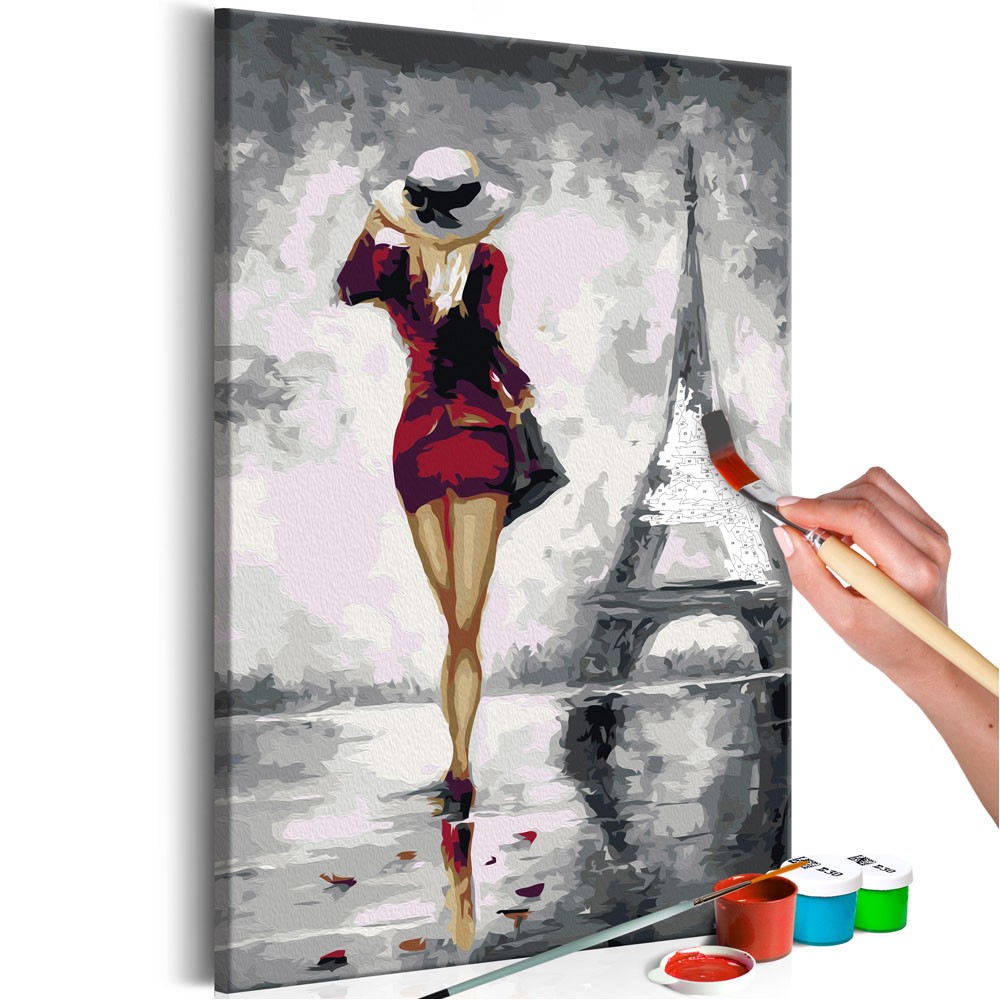 tableau à peindre par soi-même parisienne (GiFi-811076X)