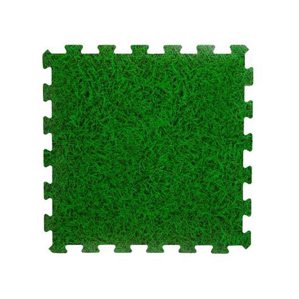 tapis de sol modulable 8 dalles herbe (GiFi-IDH-6TAP/SOL/MOD/X8/131969A)