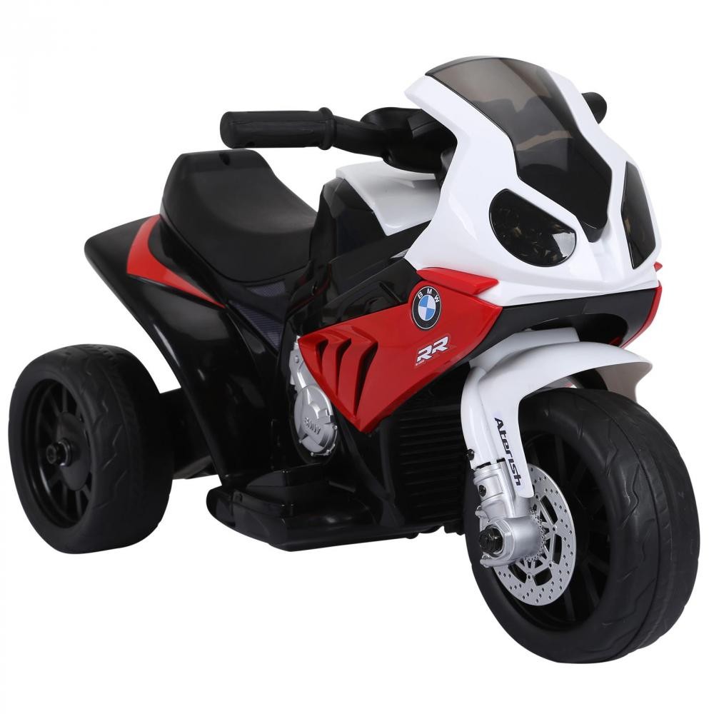 moto électrique pour enfants 3 roues 6 v 2,5 km/h effets lumineux et sonores rouge bmw s1000 rr (GiFi-AOS-370-064RD)