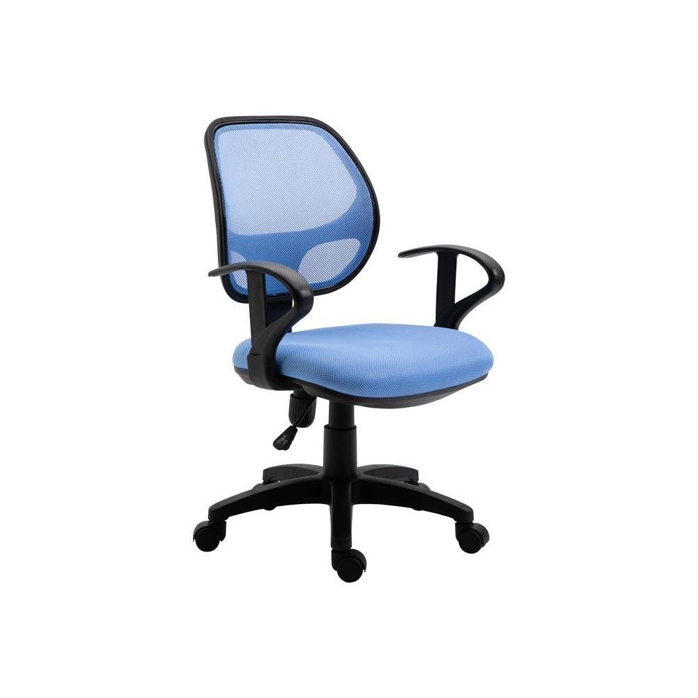 chaise de bureau pour enfant cool bleu clair (GiFi-MOB-15457)