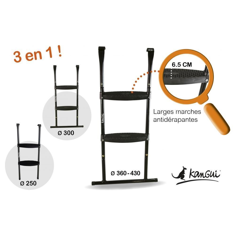 echelle multi-taille universelle pour trampoline ronds (GiFi-KAN-A0027)