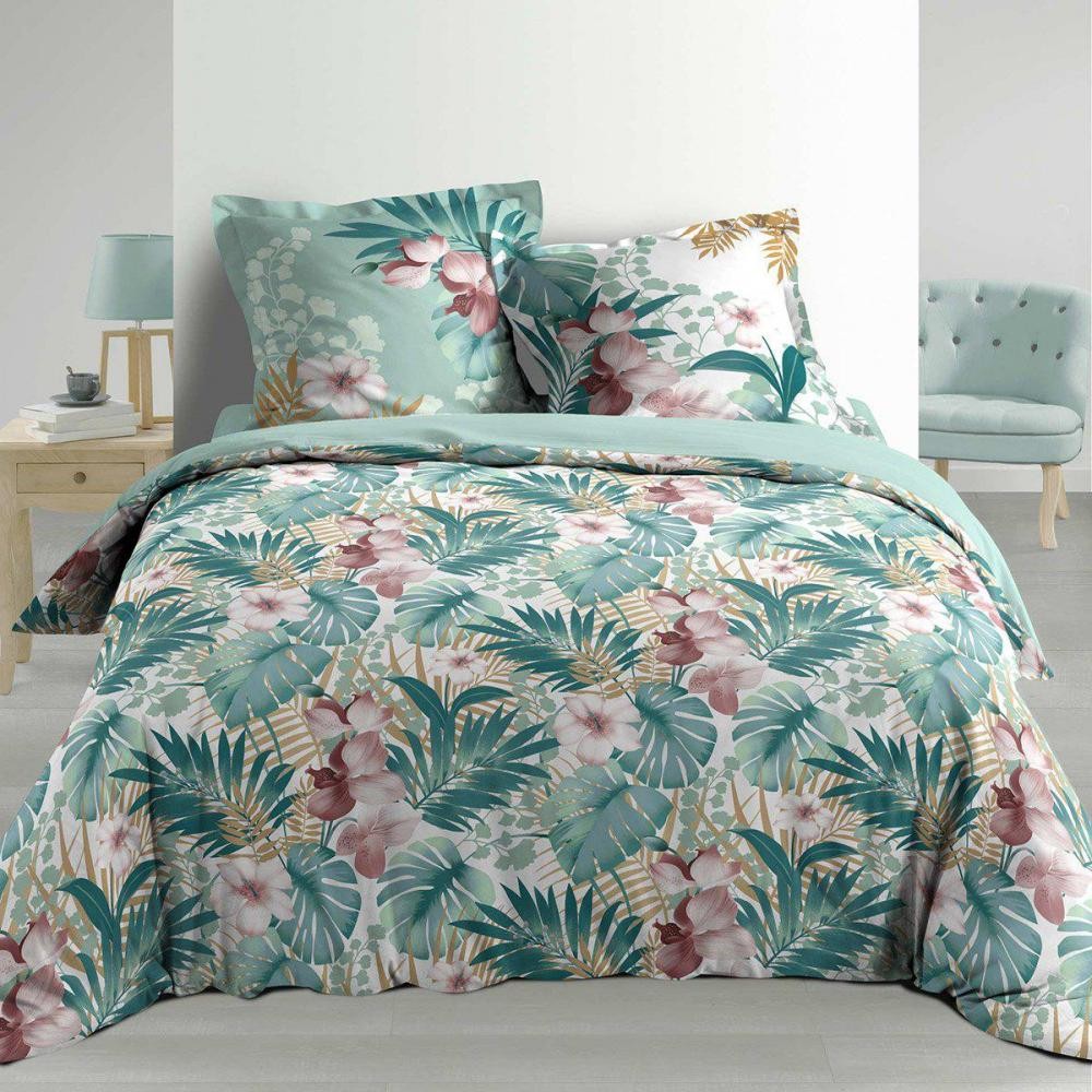 housse de couette 220x240 + 2 taies kelly coton percale 78 fils (GiFi-IDH-1HC220KELL781643431X)