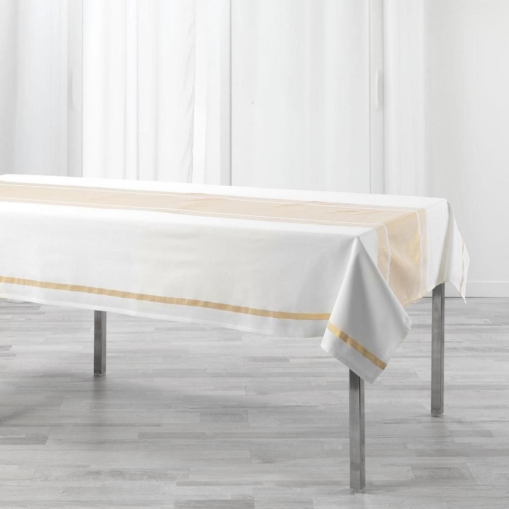 nappe rectangulaire 140x240 cm lurex elegancia or (GiFi-IDH-6NAPPELUELOR7308976X)