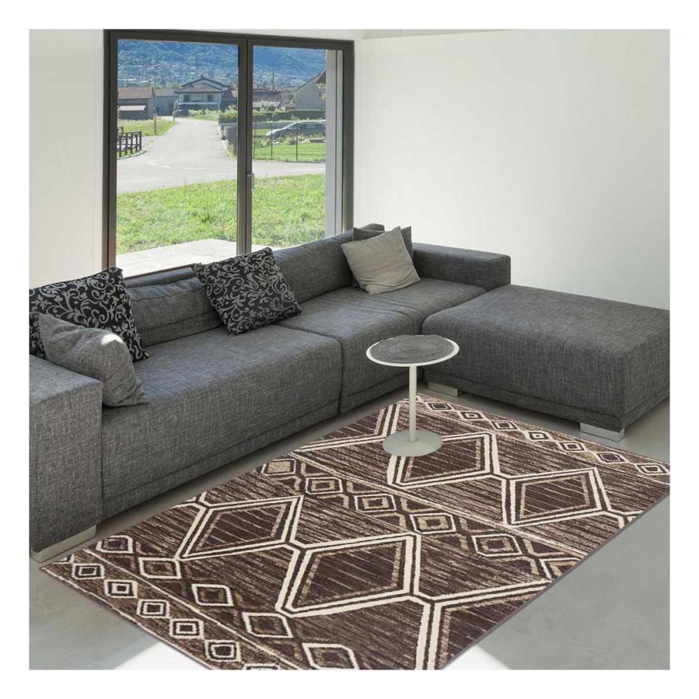 tapis moderne berbero polypropylène fabriqué en europe - 160x225 cm (GiFi-UNA-TAPIS001933-1-160x225)