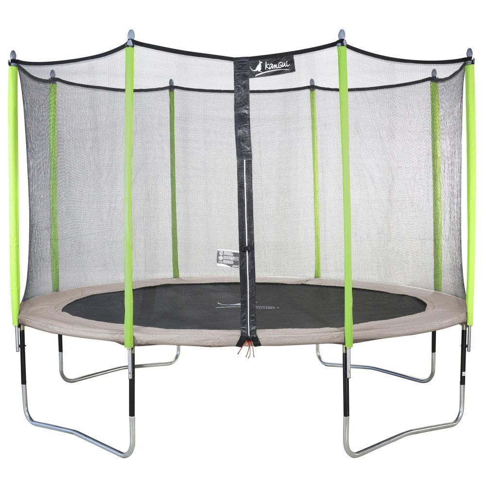 trampoline de jardin 365 cm + accessoires jumpi zen 360 (GiFi-KAN-K0053)