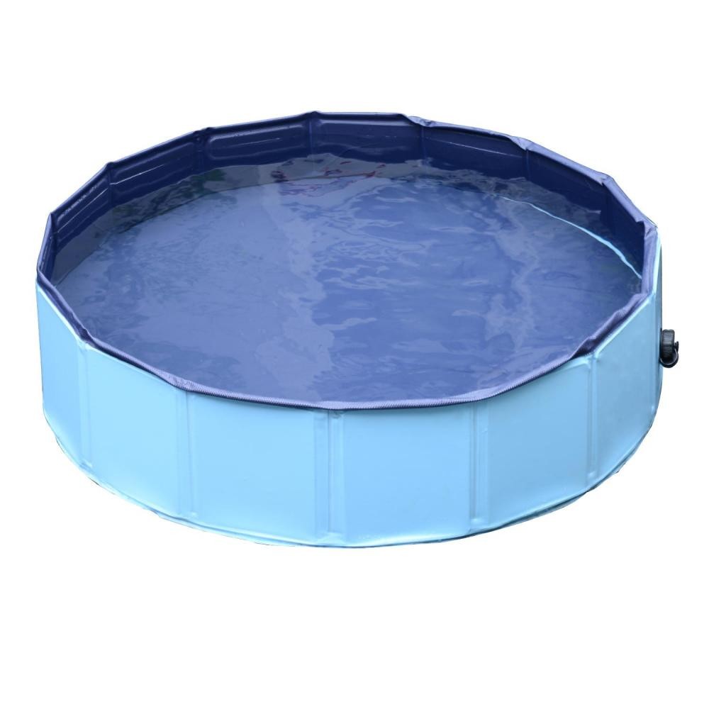 piscine pour chien bassin pvc pliable anti-glissant (GiFi-AOS-D01-003BU)