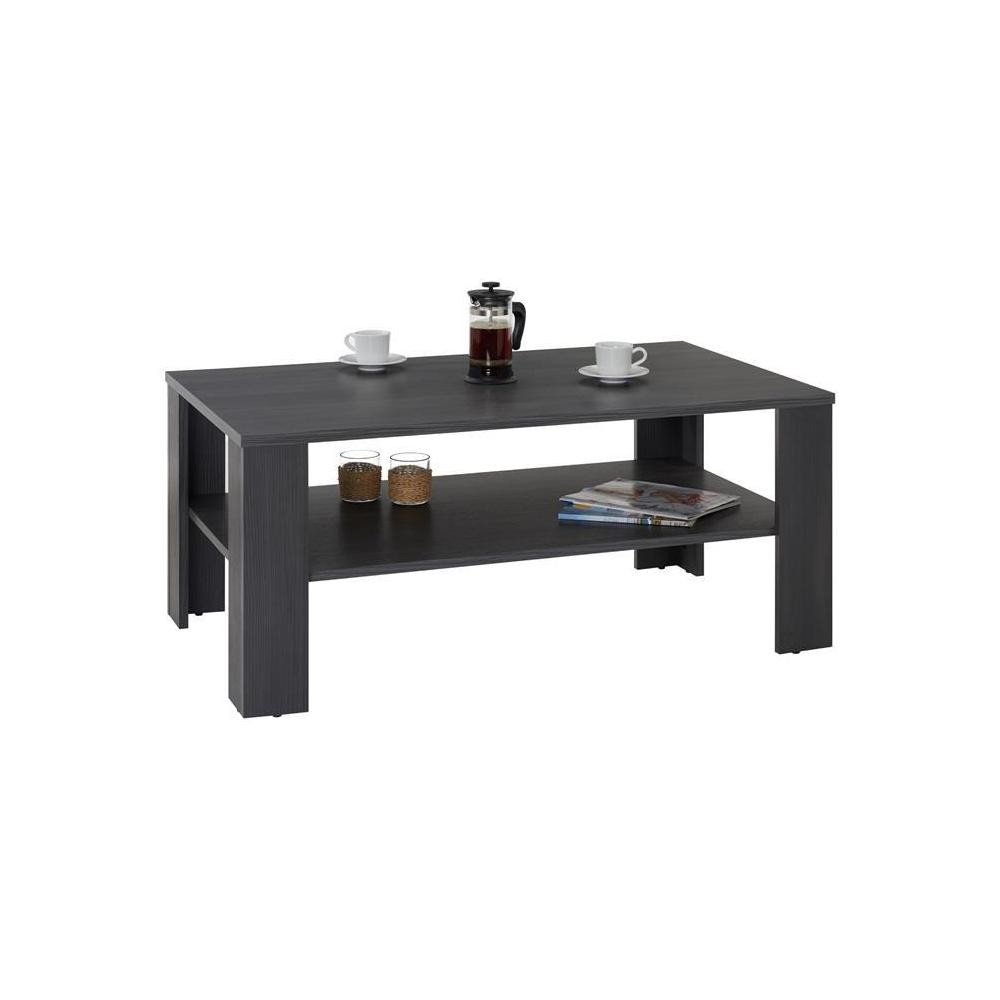 table basse lorient en mélaminé décor gris cendré (GiFi-MOB-51007)
