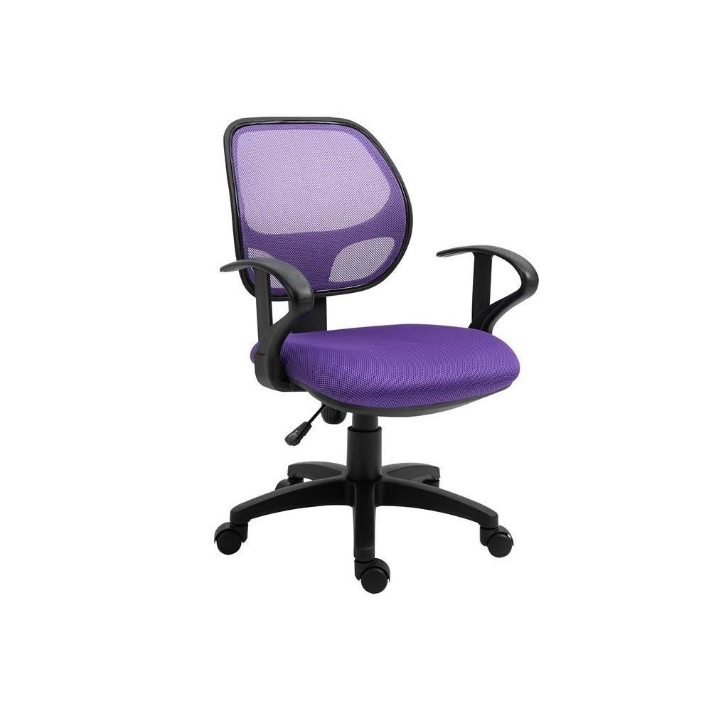 chaise de bureau pour enfant cool violet (GiFi-MOB-15459)