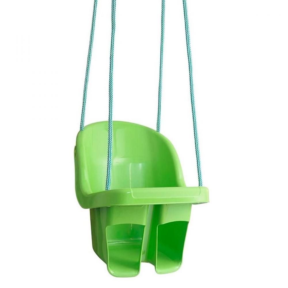 fraize balançoire enfant à cordes avec siège et dossier vert - (GiFi-MON-845_1672)