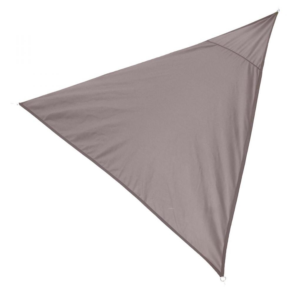 voile d'ombrage 3.6x3.6x3.6 m taupe (GiFi-IDH-9VDOMB360TAUX224107X)
