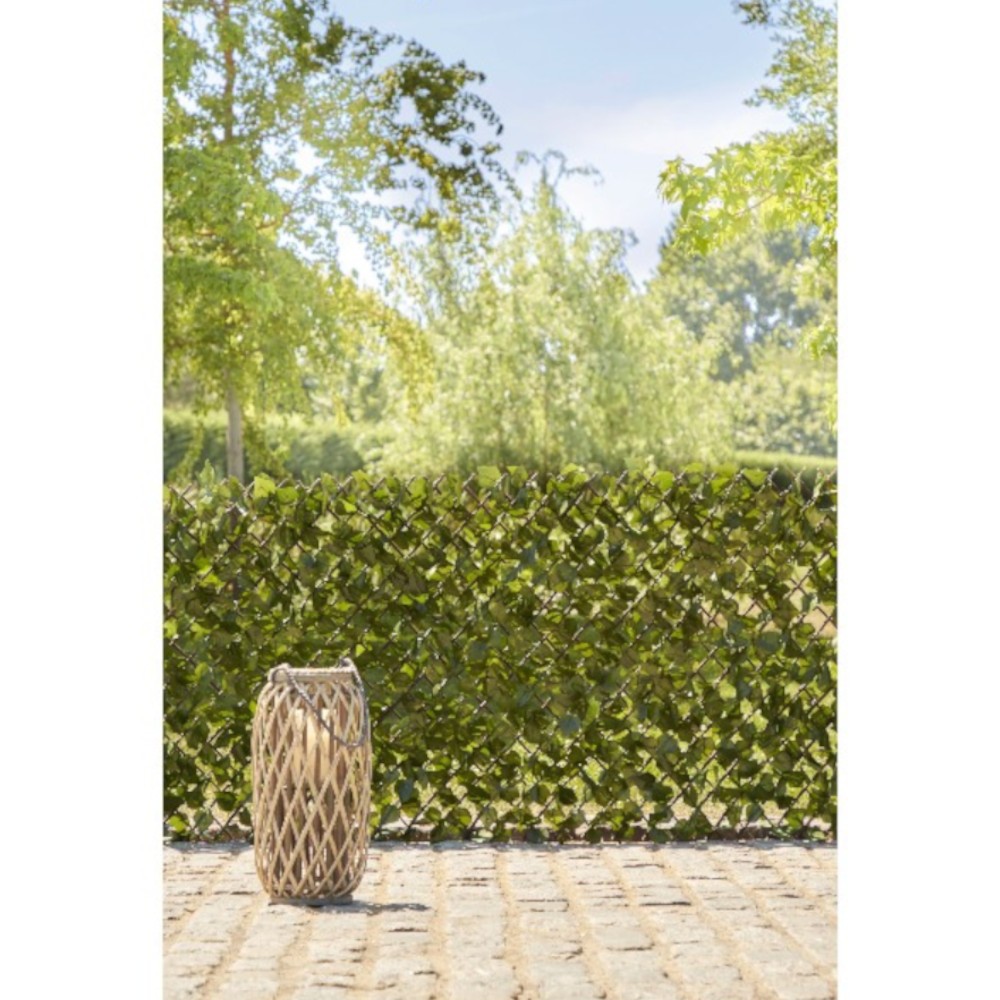 Treillis occultant osier avec feuillage vert - Clôture, bordure et brise vue  - Aménagement de jardin - Jardin et Plein air | GiFi