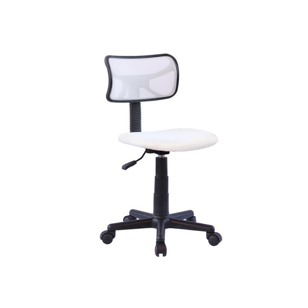 Chaise de bureau pour enfant MILAN blanc - Chaise de bureau