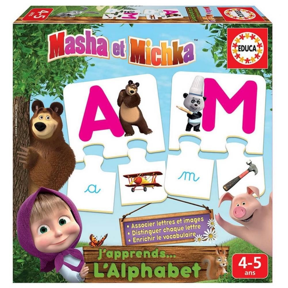 J Apprends L Alphabet Masha Et Michka Jeux Educatifs Jouets Enfant Enfants Jouets Et Jeux Gifi