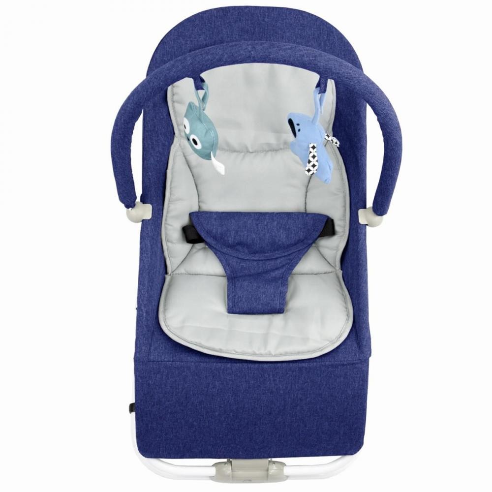 BOUNCER Transat pour bébé de 0 à 6 mois 0-9 kg Bleu - Chaise haute, transat  et balancelle bébé - Puériculture - Enfants, jouets et jeux