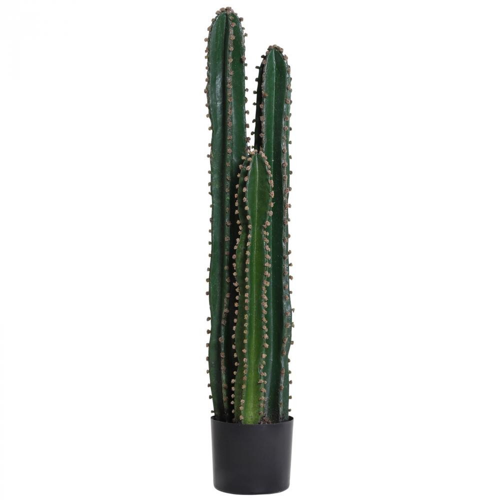 Cactus artificiel grand réalisme plante artificielle grande taille dim. Ø  17 x 100H cm vert - Vase et plante artificielle - Objet décoratif -  Décoration | GiFi