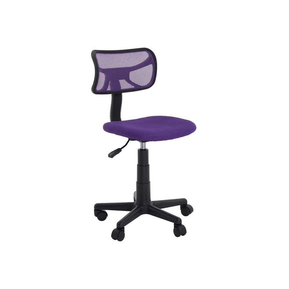 Chaise de bureau pour enfant MILAN violet - Chaise de bureau