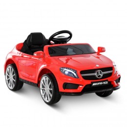 Voiture véhicule électrique enfant 6 V 7 Km/h max. télécommande effets sonores + lumineux Mercedes GLA AMG