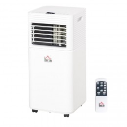 Climatiseur portable 9.000 BTU/h - ventilateur, déshumidificateur - réfrigérant naturel R290 - télécommande - débit d'air 360 mAh - blanc