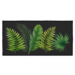 Tapis déco rectangle 57x115 cm Tropical Green