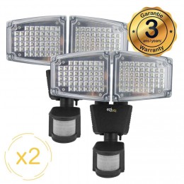 Projecteur solaire LED EZIlight® Solar pro 2 - Pack de 2 lampes