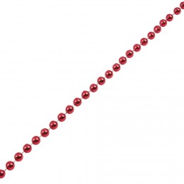 Guirlande de Noël perle rouge 2,7 m