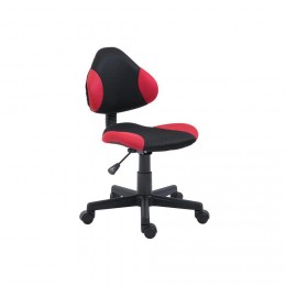 Chaise de bureau pour enfant ALONDRA noir/rouge