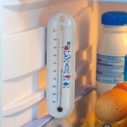 Thermomètre de réfrigérateur blanc