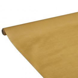 Nappe en papier voie sèche effet tissu doré 5 m