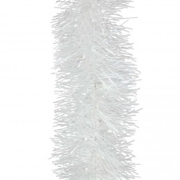 Guirlande de Noël à brins scintillants Blanc 4 m