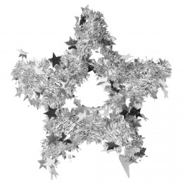 Guirlande étoile scintillante blanche