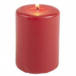 Bougie cylindrique rouge 40 h
