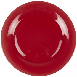 Assiette plate ronde Luminarc rouge Zana