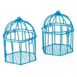 Cage à dragées bleue x2