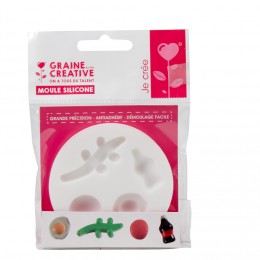 Moule silicone 4 minis sucreries