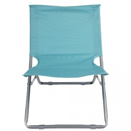 Chaise de plage bleue