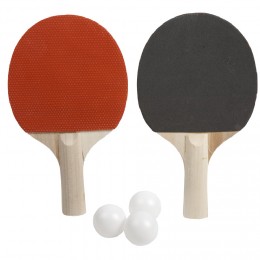 Set de ping pong rouge et gris