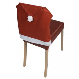 Housse de chaise forme bonnet de Noël