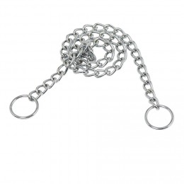 Collier chaîne en métal pour chien L. 65 cm