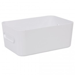Boîte de rangement salle de bain blanche SmartStore Compact Taille M
