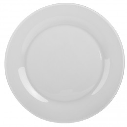 Assiette plate ronde Luminarc blanche Zana