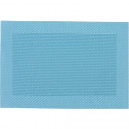 Set de table rectangulaire pvc bleu