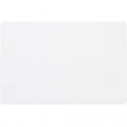 Set de table rectangulaire plastique effet tissu blanc