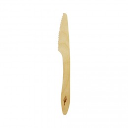 Couteau biodégradable en bois x20