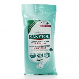 Lingette désinfectante Sanytol multiusage x24