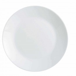 Assiette plate ronde Luminarc blanche