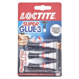 Colle super glue 3 Loctite x3