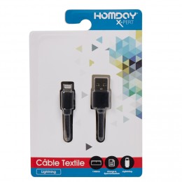 Cable de recharge Homday Xpert noir