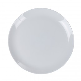 Assiette plate ronde Luminarc unie grise Diwali