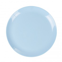 Assiette plate ronde Luminarc unie bleu clair Diwali