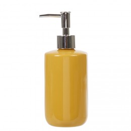 Distributeur de savon céramique jaune